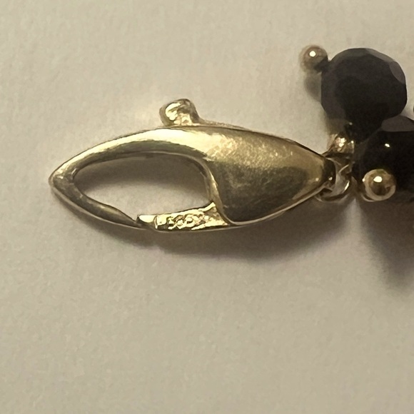 14k mulit stone bracelet- labradorite, andalusite & onyx - handmade - Picture 5 of 10